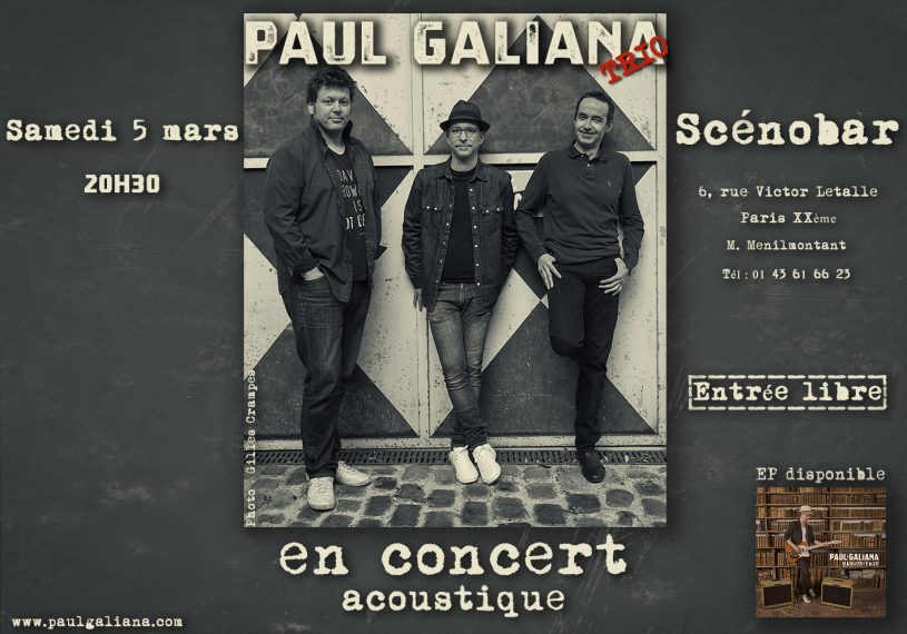 Paul Galiana au Scénobar